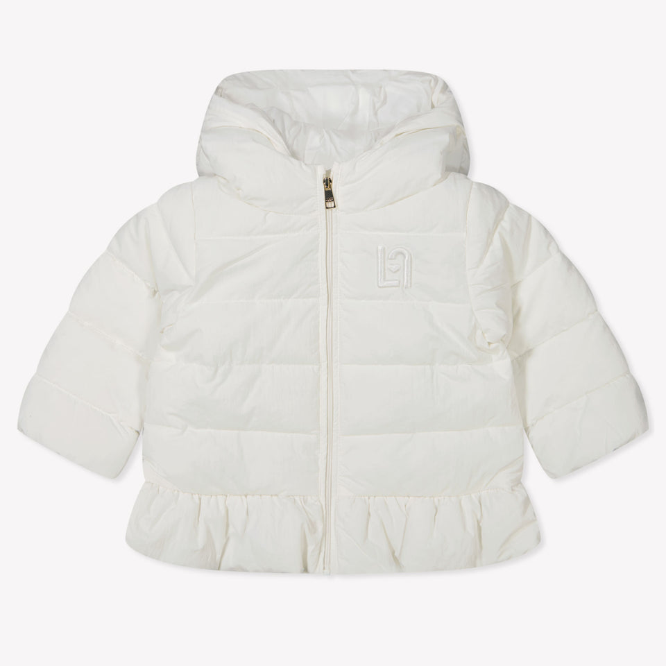 Liu Jo Baby Meisjes Winterjas In Off White