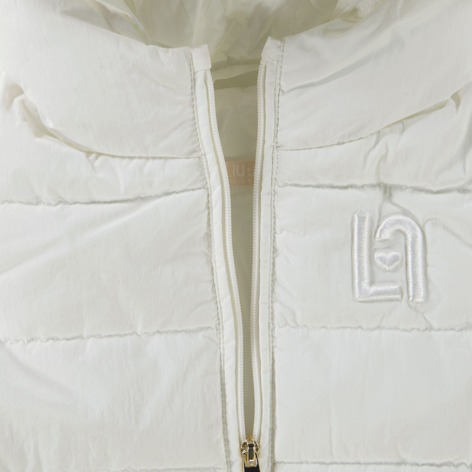Liu Jo Baby Meisjes Winterjas In Off White