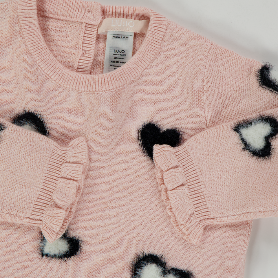 Liu Jo Baby Meisjes Trui In Licht Roze