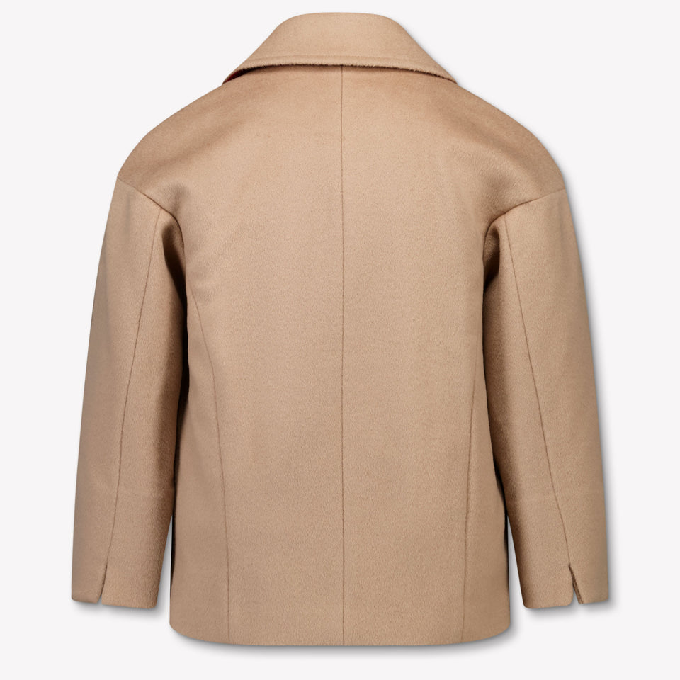 MAX&Co Kinder Meisjes Winterjas In Beige
