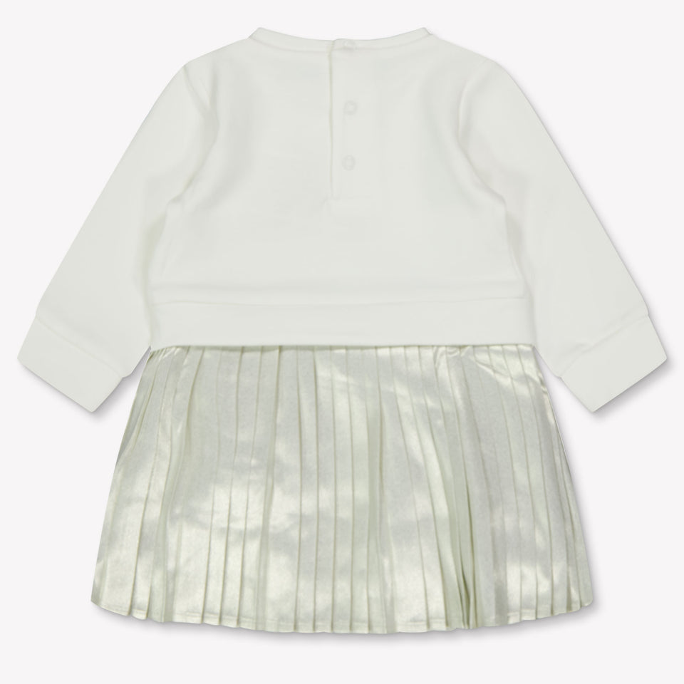Michael Kors Baby Meisjes Jurk In Off White