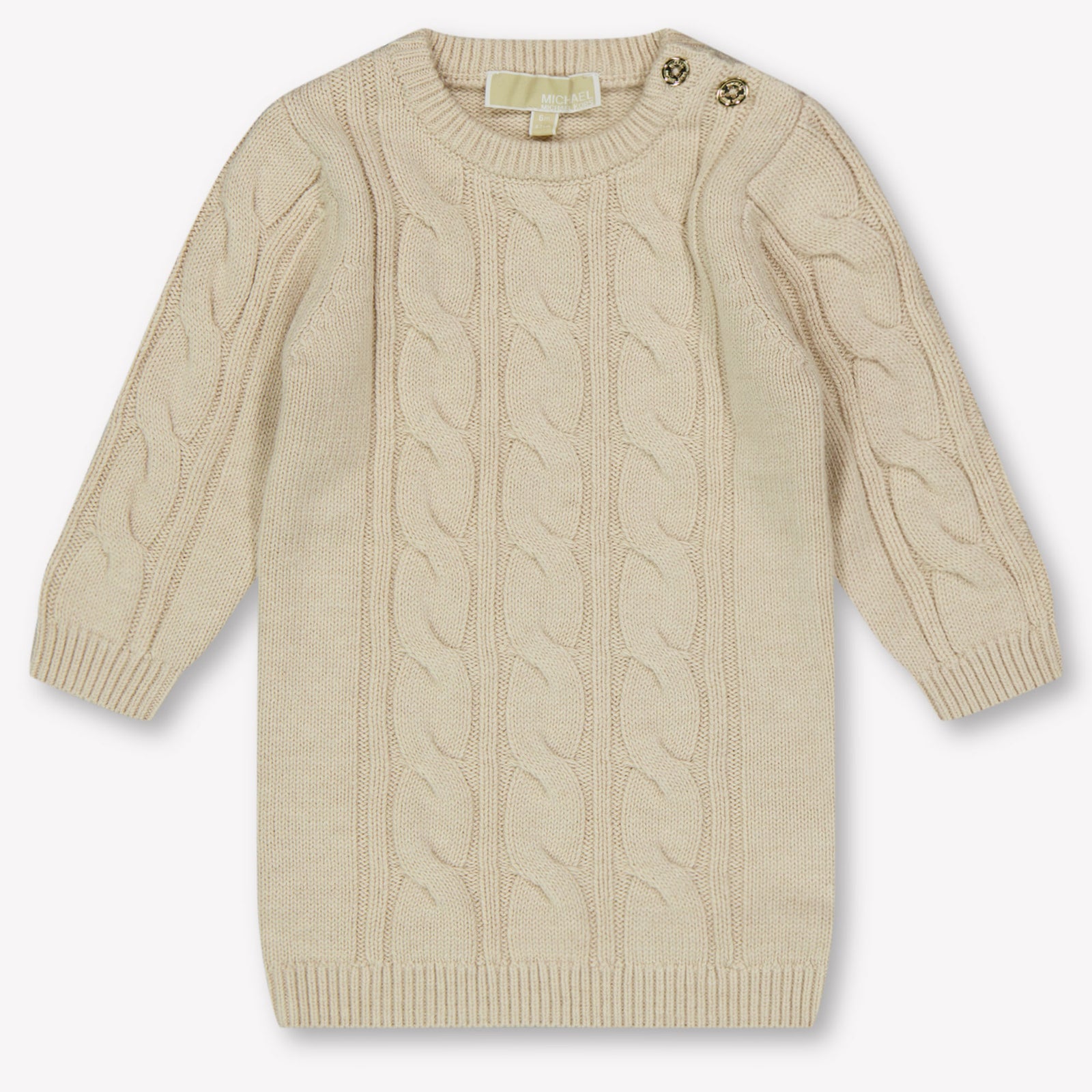 Michael Kors Baby Meisjes Jurk In Licht Beige