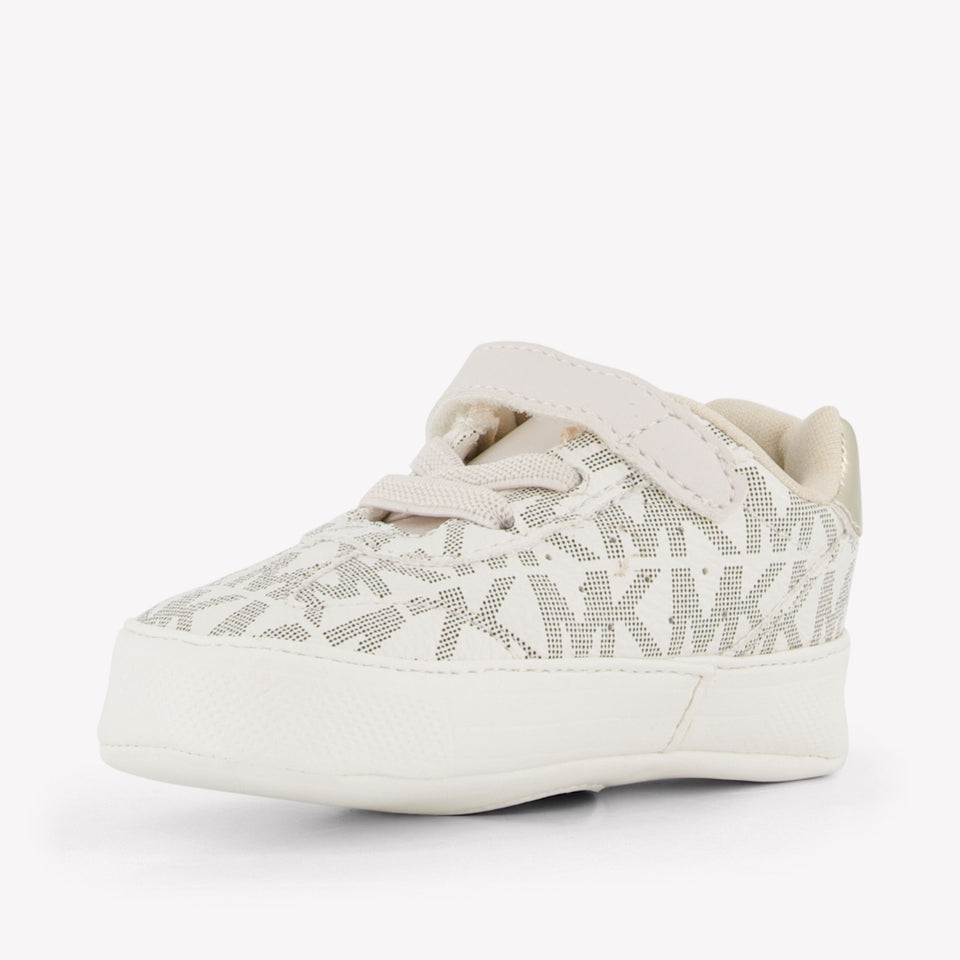 Michael Kors Baby Scotty Baby Meisjes Sneakers In Off White