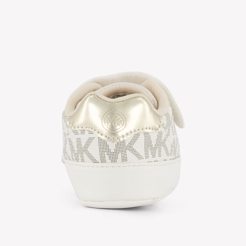 Michael Kors Baby Scotty Baby Meisjes Sneakers In Off White