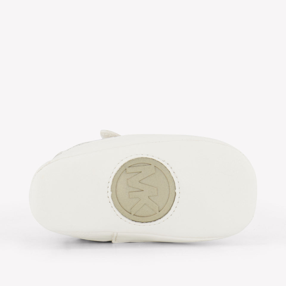 Michael Kors Baby Scotty Baby Meisjes Sneakers In Off White