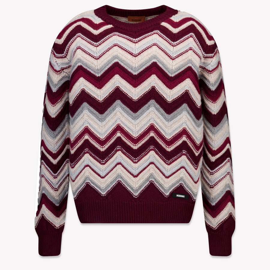 Missoni Kinder Jongens Trui In Bordeaux