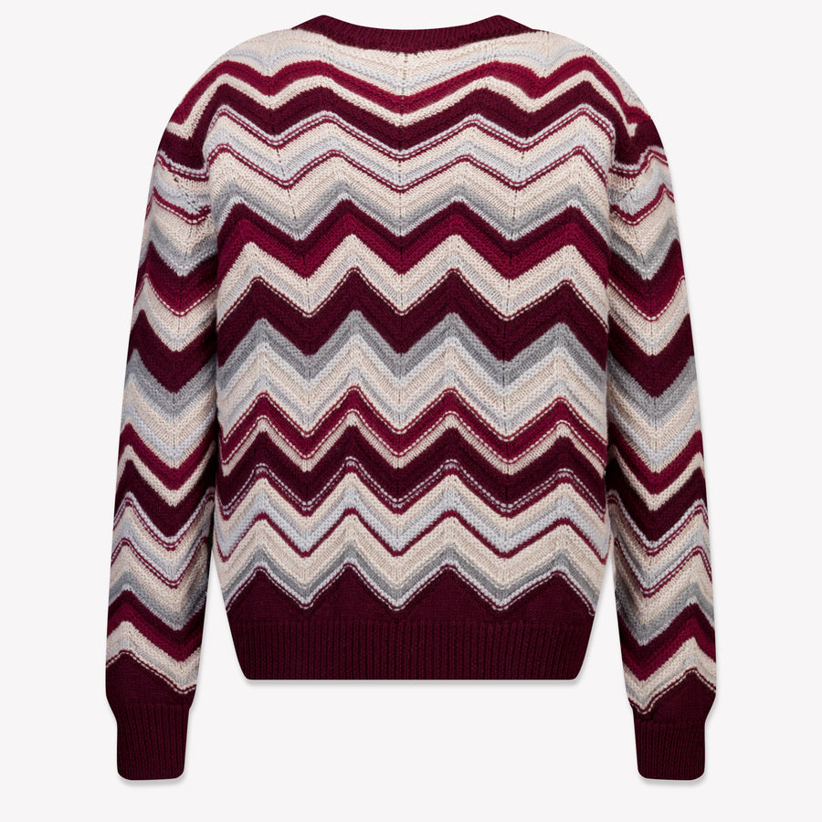 Missoni Kinder Jongens Trui In Bordeaux