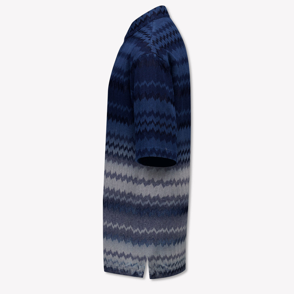 Missoni Kids Boys Polo  Navy