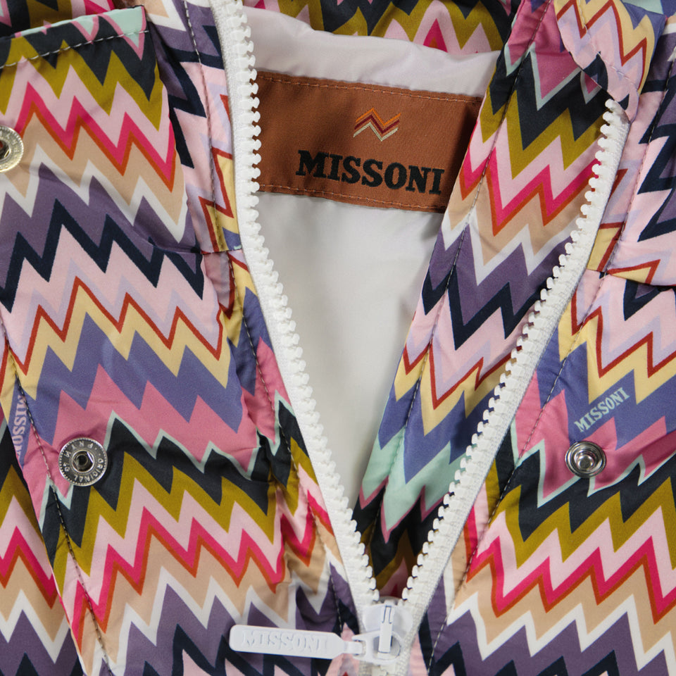 Missoni Kids Girls Winter Coat  White
