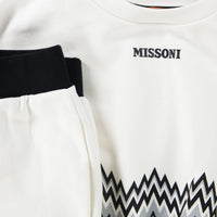 Missoni Kinder Meisjes Joggingpak In Wit