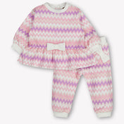 Missoni Baby Girls Tracksuit  Light Pink