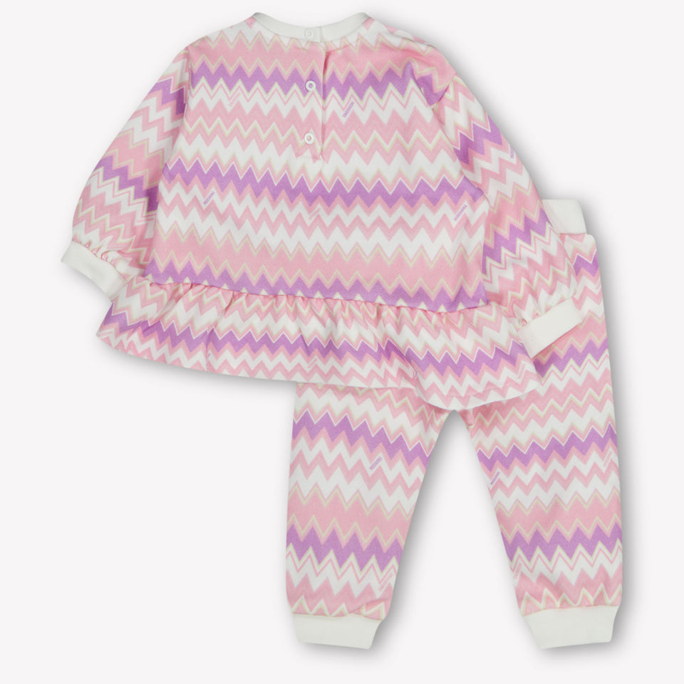 Missoni Baby Girls Tracksuit  Light Pink