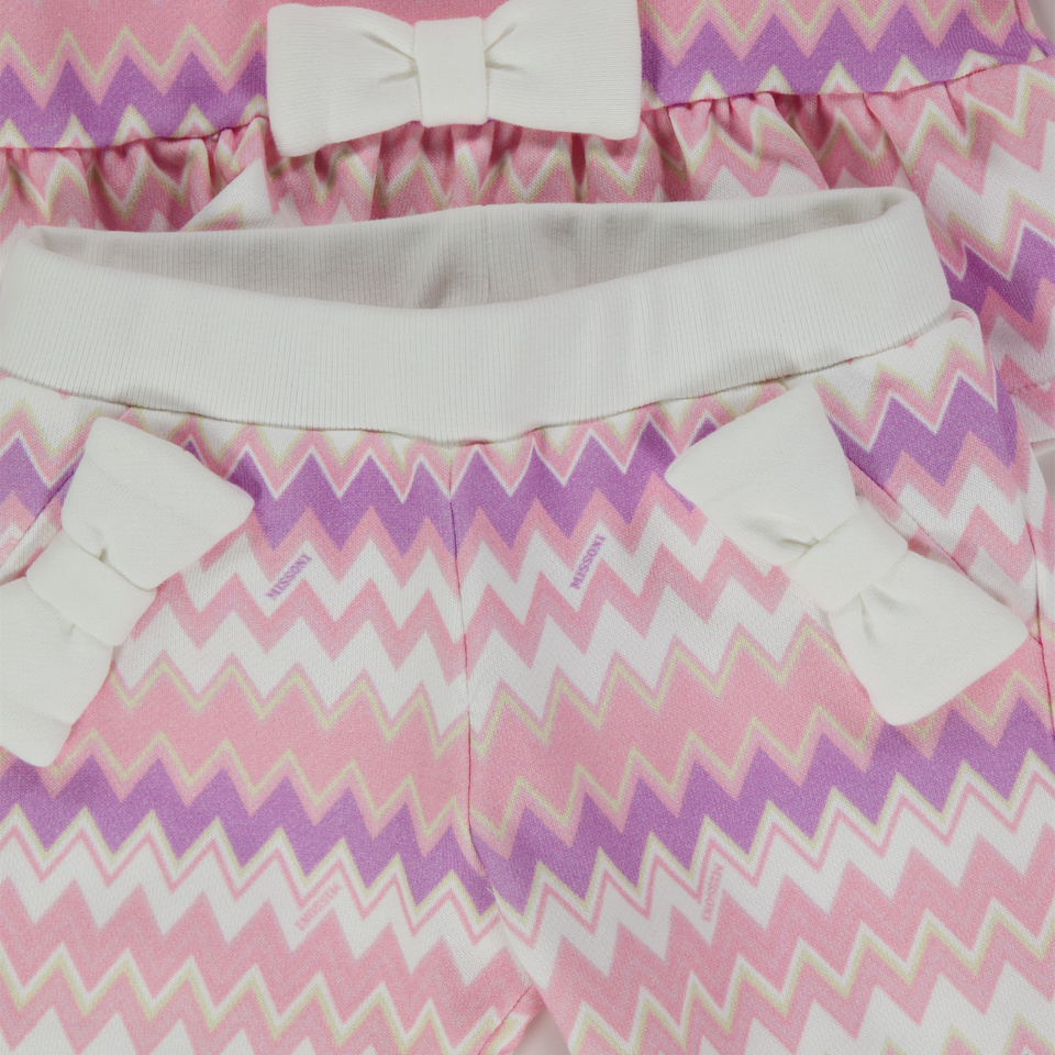 Missoni Baby Girls Tracksuit  Light Pink