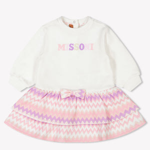 Missoni Baby Meisjes Jurk In Wit