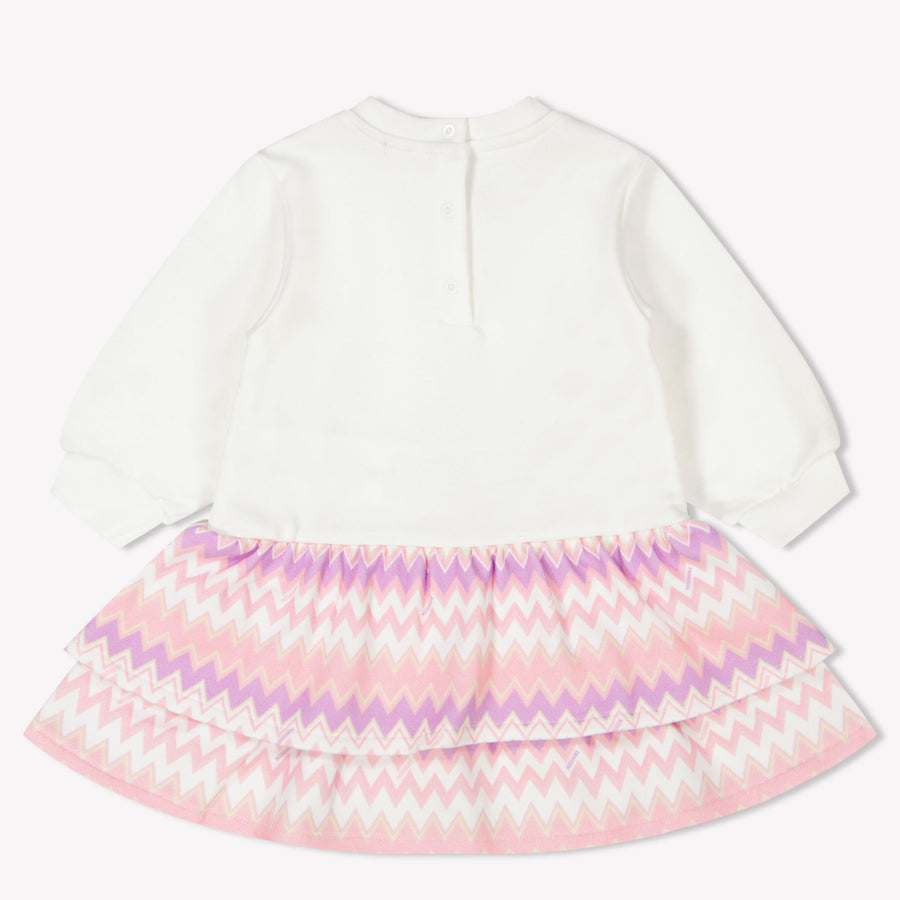 Missoni Baby Meisjes Jurk In Wit