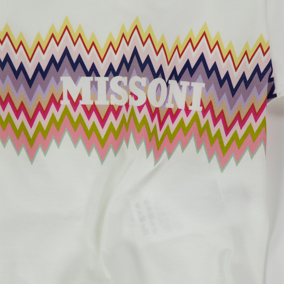 Missoni Baby Girls T-Shirt  White