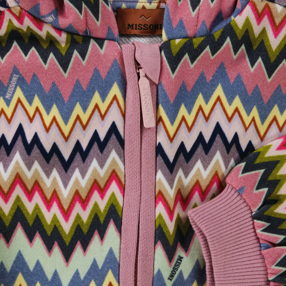 Missoni Baby Meisjes Vest In Fuchsia