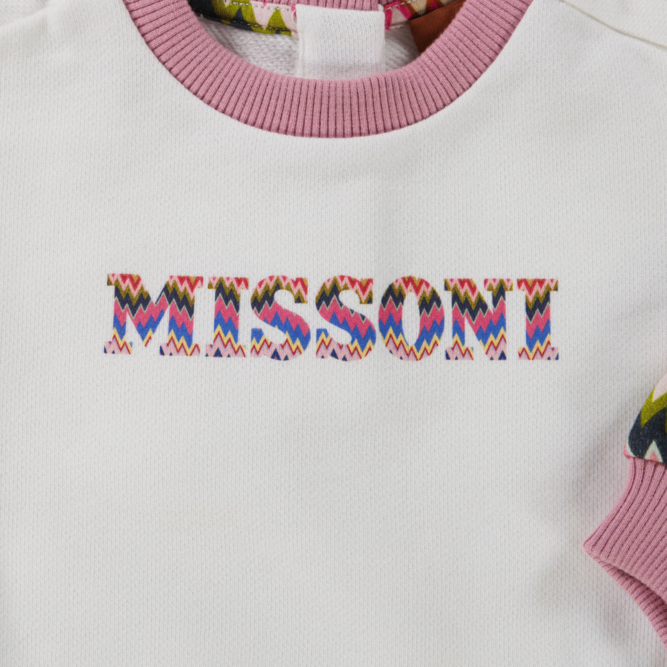 Missoni Baby Meisjes Trui In Wit