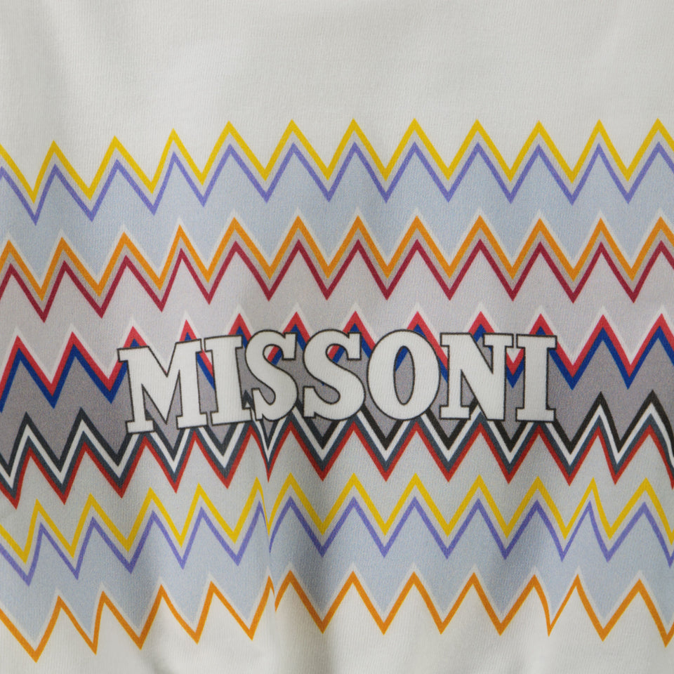 Missoni Baby Boys T-Shirt  White