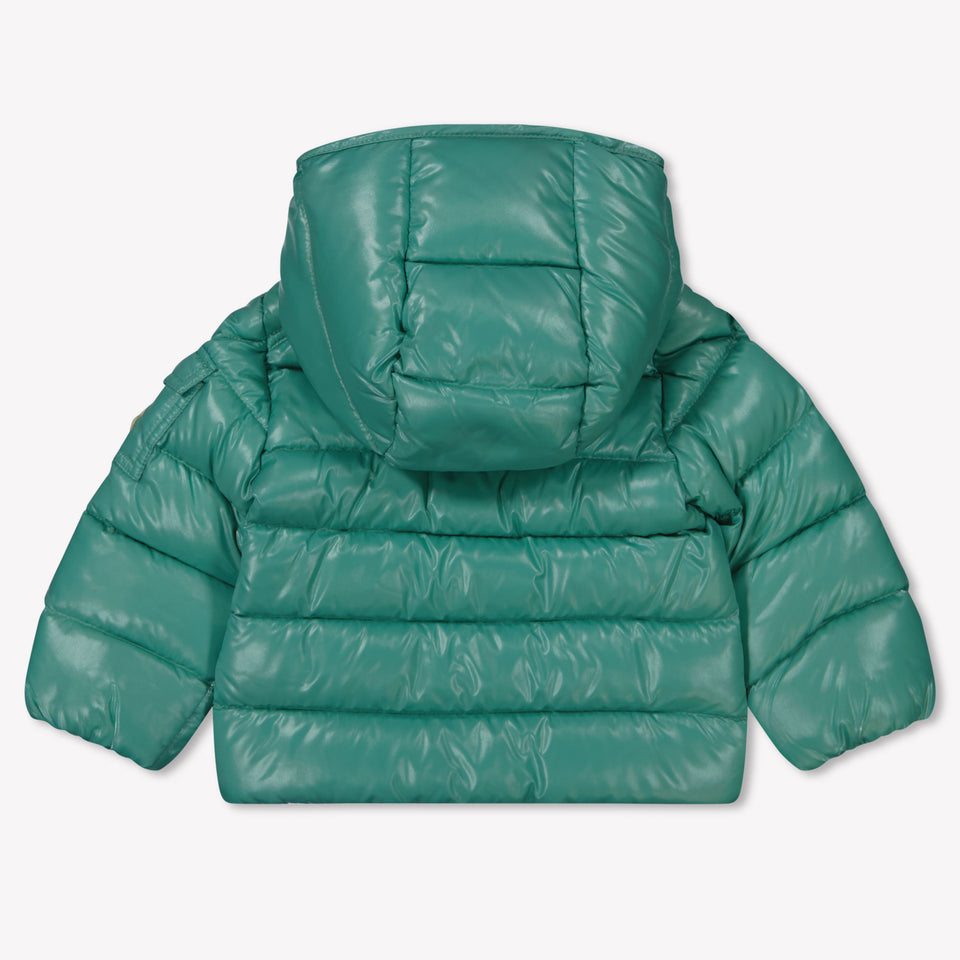 Moncler Maya Baby Jongens Winterjas In Mint
