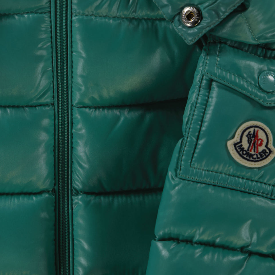 Moncler Maya Baby Jongens Winterjas In Mint