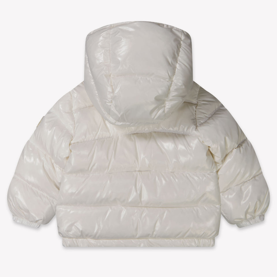 Moncler New Aubert Baby Boys Winter Jacket  Offwhite