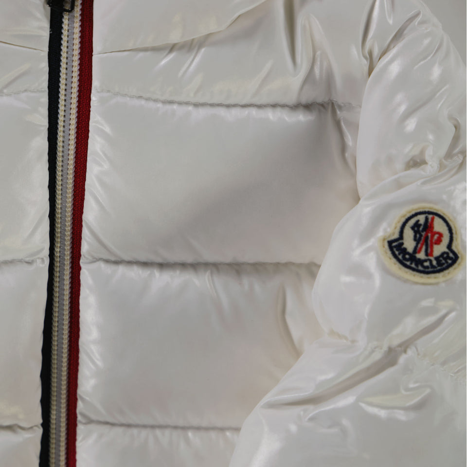 Moncler New Aubert Baby Boys Winter Jacket  Offwhite