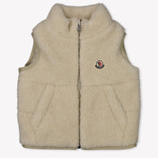 Moncler Ernst Baby Boys Body Warmer  Beige