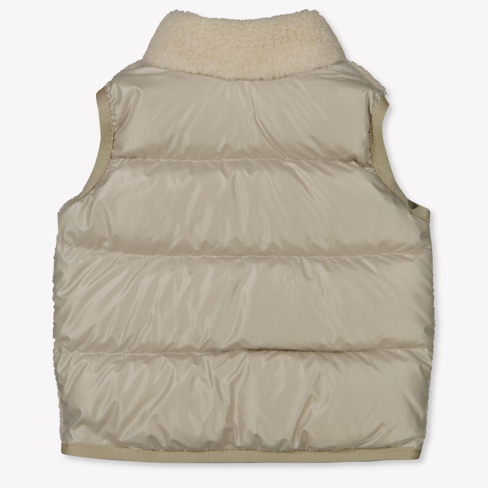 Moncler Ernst Baby Boys Body Warmer  Beige
