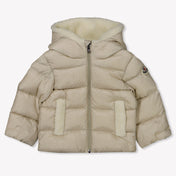 Moncler Borgan Baby Unisex Winter Jacket  Beige