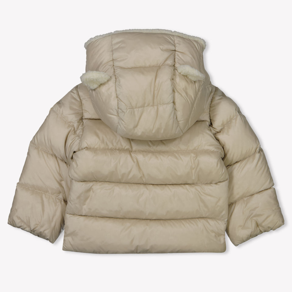 Moncler Borgan Baby Unisex Winter Jacket  Beige