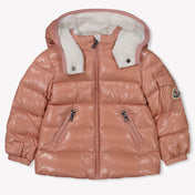 Moncler Bady Baby Girls Winter Jacket  Old Pink
