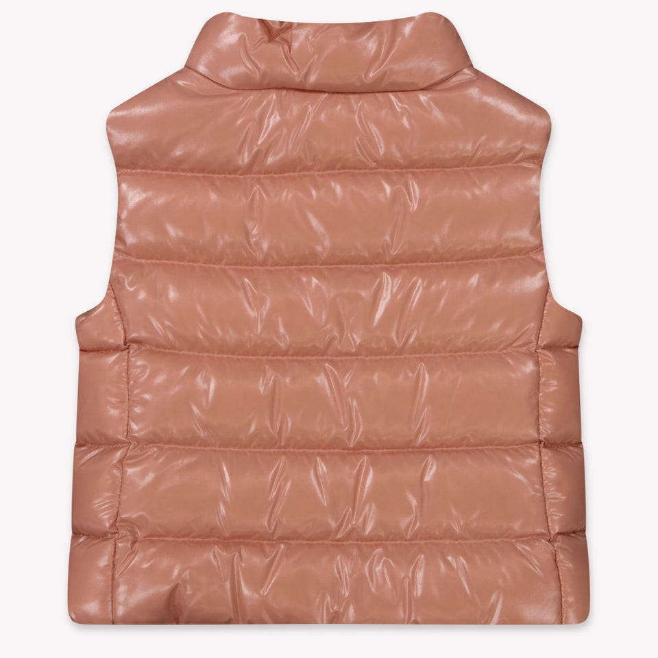 Moncler Ghany Baby Girls Body Warmer  Old Pink
