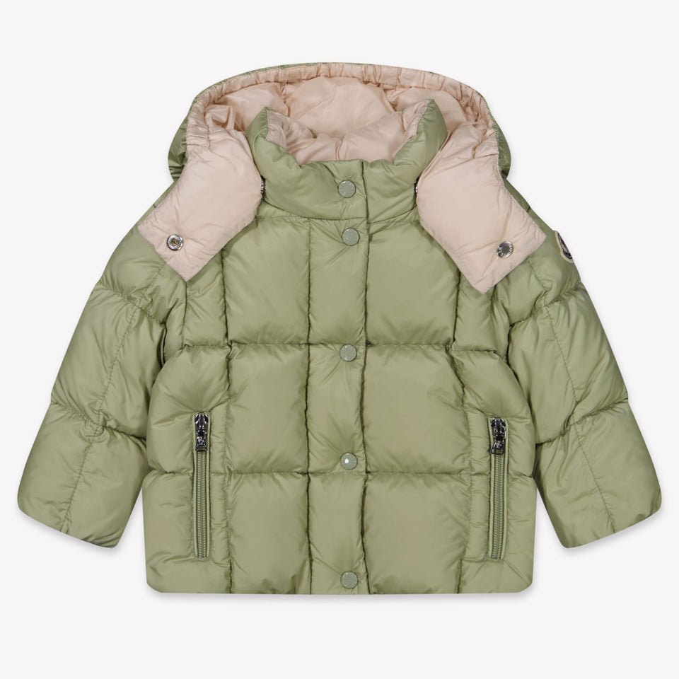 Moncler Parana Baby Girls Winter Jacket  Light Green