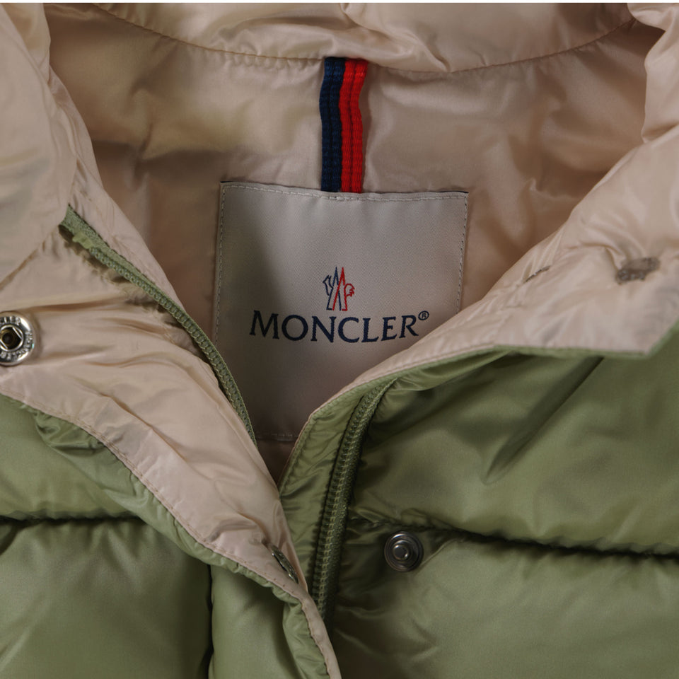 Moncler Parana Baby Girls Winter Jacket  Light Green