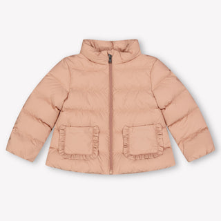 Moncler Onica Baby Meisjes Winterjas In Licht Roze