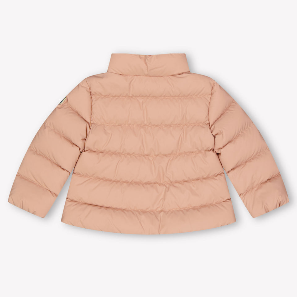 Moncler Onica Baby Meisjes Winterjas In Licht Roze