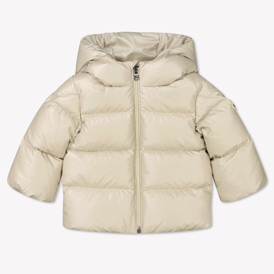 Moncler Baby Unisex Skipak In Beige