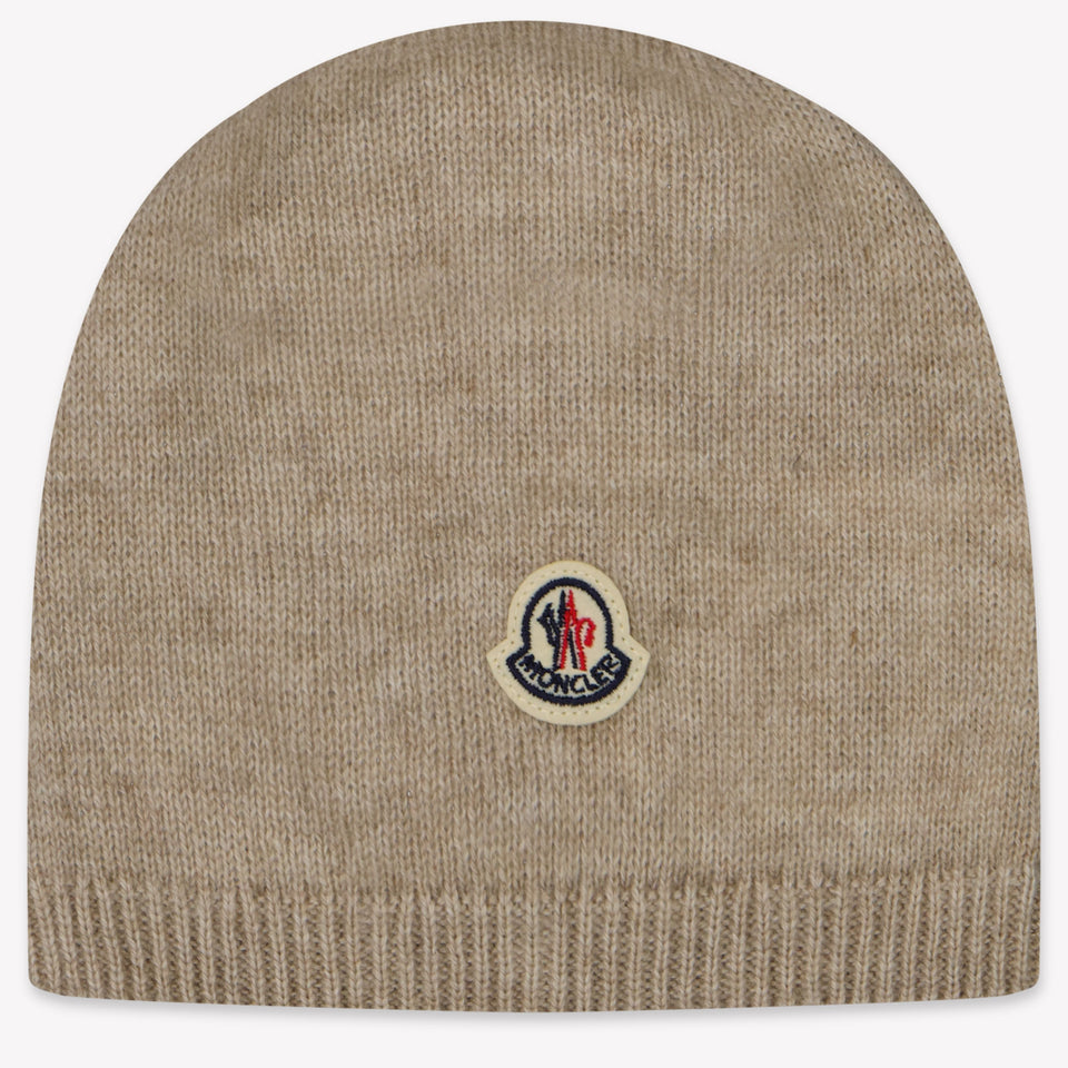 Moncler Baby Unisex Hat  Beige