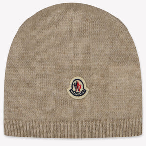 Moncler Baby Unisex Muts In Beige
