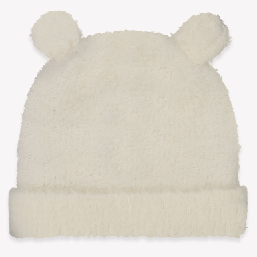 Moncler Baby Unisex Muts In Off White