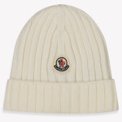 Moncler Baby Unisex Hat  Offwhite