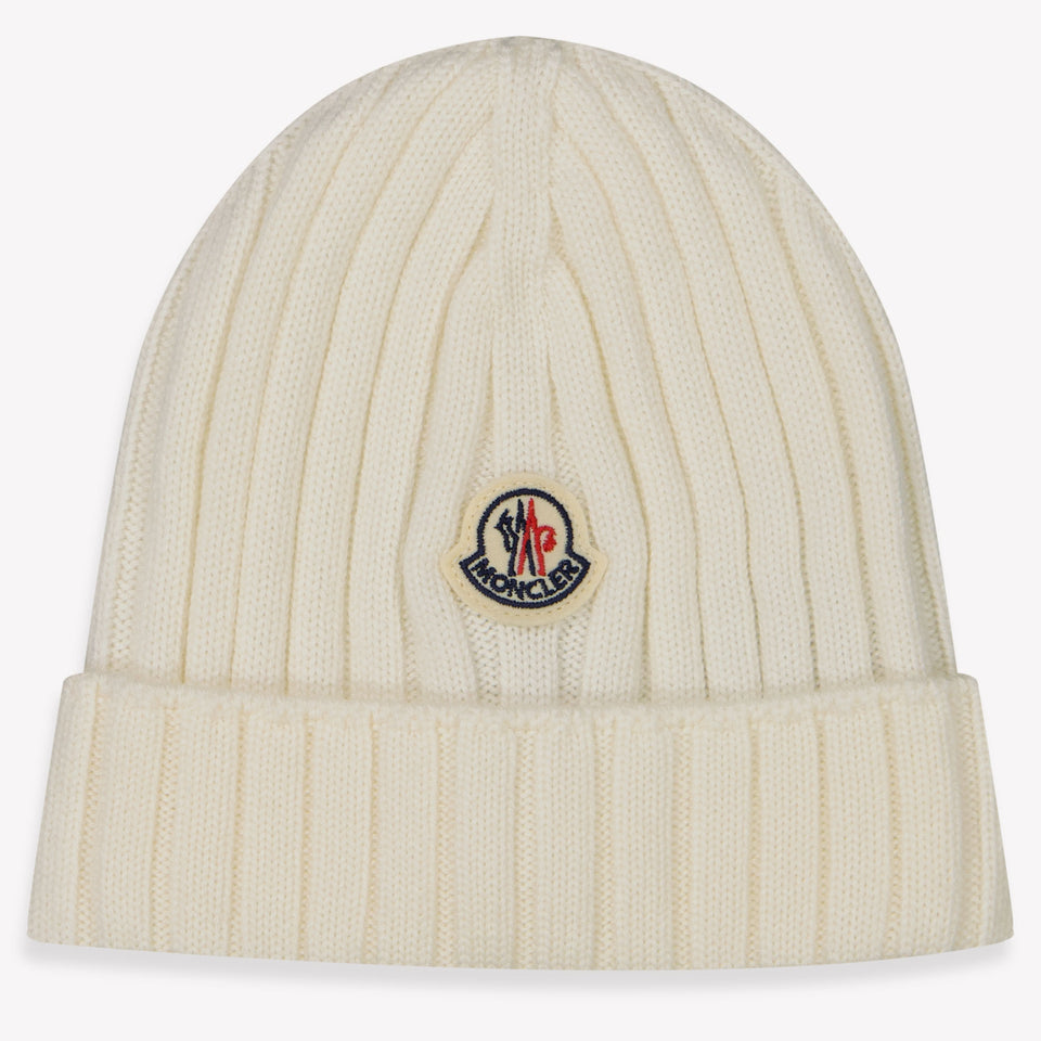 Moncler Baby Unisex Hat  Offwhite