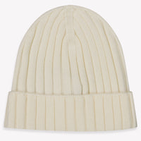 Moncler Baby Unisex Muts In Off White