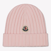 Moncler Baby Unisex Muts In Licht Roze