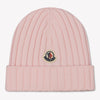 Moncler Baby Unisex Muts In Licht Roze