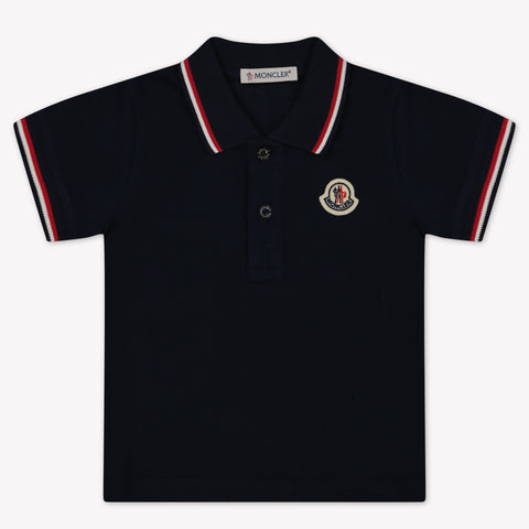 Moncler Baby Jongens Polo In Navy
