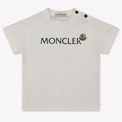 Moncler Baby Jongens T-Shirt In Wit