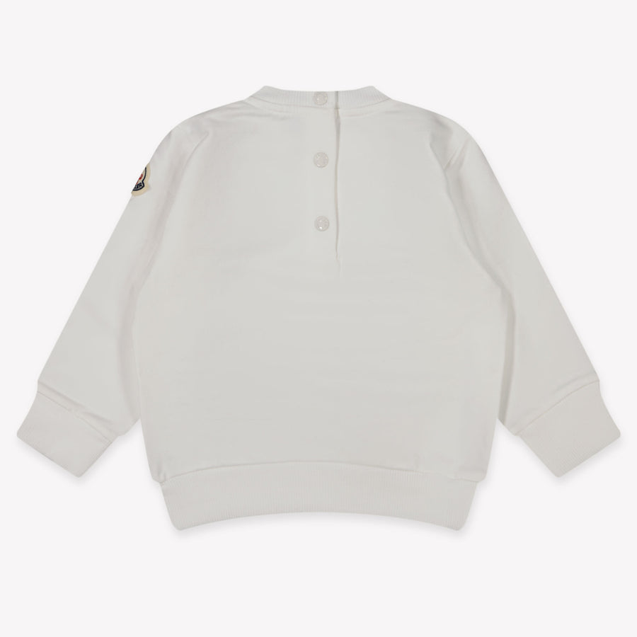Moncler Baby Jongens Trui In Off White