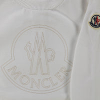 Moncler Baby Jongens Trui In Off White